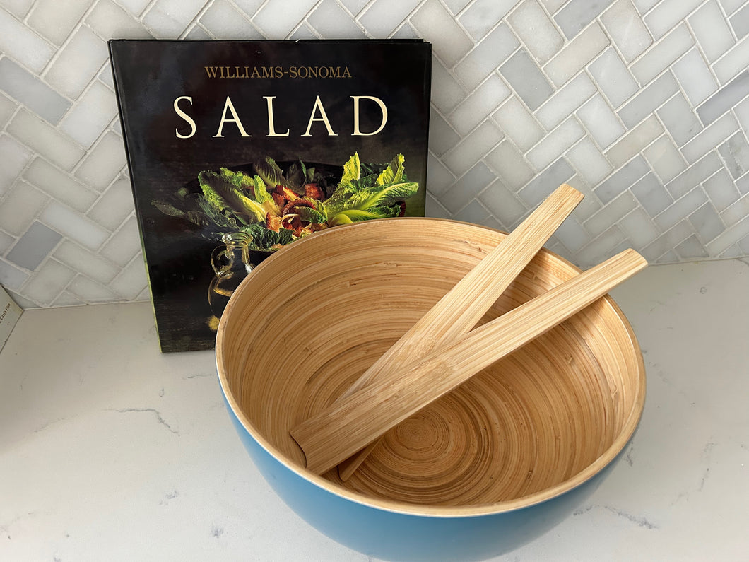 Bamboo Salad Bowl Set